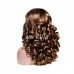 #4/30  Double Drawn Bouncy Curl 13x4 Transparent Lace Full Frontal 300% Density Wig